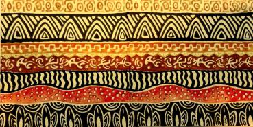 034 Afrikas - 3-lagig (beige) - Ambiente